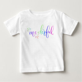 Camiseta De Bebé El arcoiris es el primer bebé colorido de cumpleañ