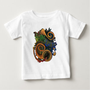 Camiseta De Bebé El arte de la música