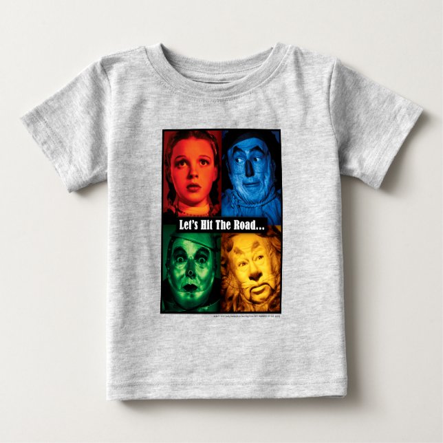 Camiseta De Bebé El Asistente De Oz™ | Atrapemos el camino (Anverso)