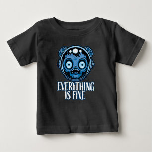 Camiseta De Bebé El astronauta zombi está bien