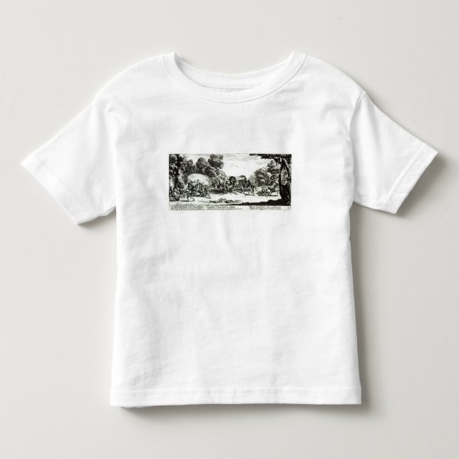 Camiseta De Bebé El ataque contra la diligencia (Anverso)