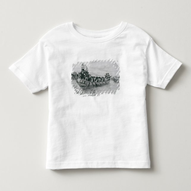 Camiseta De Bebé El aterrizaje de Cadillac (Anverso)