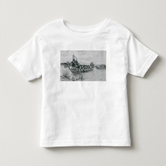 Camiseta De Bebé El aterrizaje de Cadillac (Anverso)