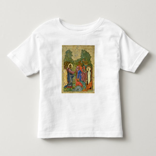 Camiseta De Bebé El aumento de Lazarus, icono ruso (Anverso)