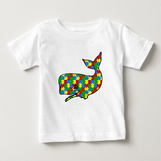 Camiseta De Bebé El autismo suave rompe los ojos de trigo (Anverso)