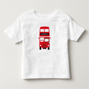 Camiseta De Bebé El autobús rojo de Londres personalizado embroma