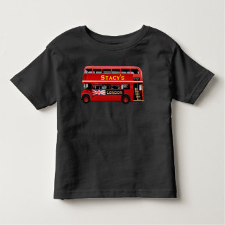 Camiseta De Bebé El autobús rojo del autobús de dos pisos de