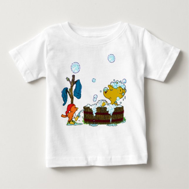 Camiseta De Bebé El baño de burbujas de Ferald (Anverso)