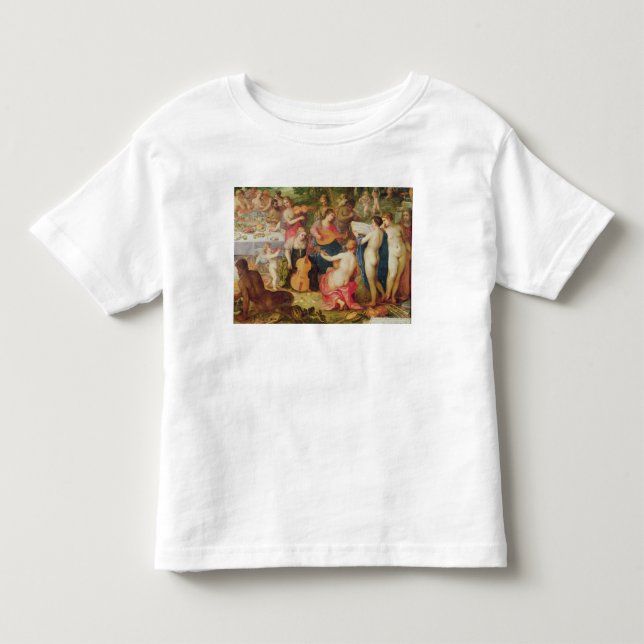 Camiseta De Bebé El banquete de dioses (Anverso)