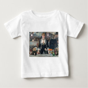 Camiseta De Bebé El bar A del Edouard Manet en el Folies-Bergère