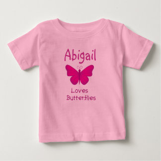 Camiseta De Bebé ¡El bebé ama a las mariposas!