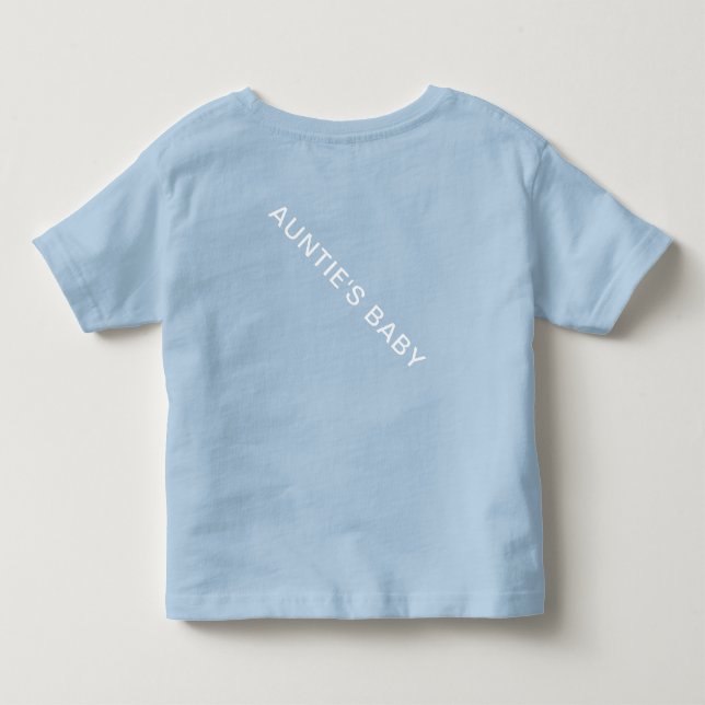 CAMISETA DE BEBÉ EL BEBÉ DE AUNTIE (Reverso)