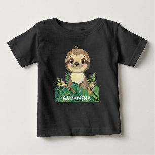 Camiseta De Bebé El bebé de Wildlife Sloth