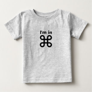 Camiseta De Bebé ¡El bebé lindo está en CMD (por supuesto)!