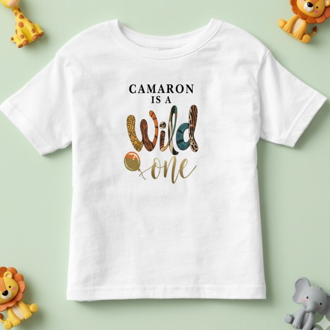 Camiseta De Bebé El bebé salvaje de un cumpleaños personalizado en  (Subido por el creador)