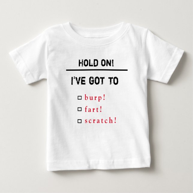 Camiseta De Bebé El bebé tiene el enterizo (Anverso)