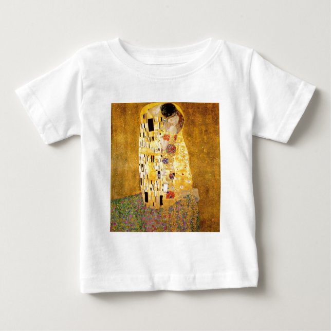 Camiseta De Bebé El beso Gustav Klimt (Anverso)