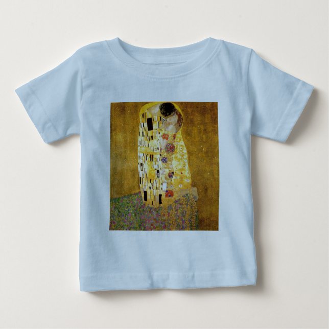 Camiseta De Bebé El beso Gustav Klimt (Anverso)