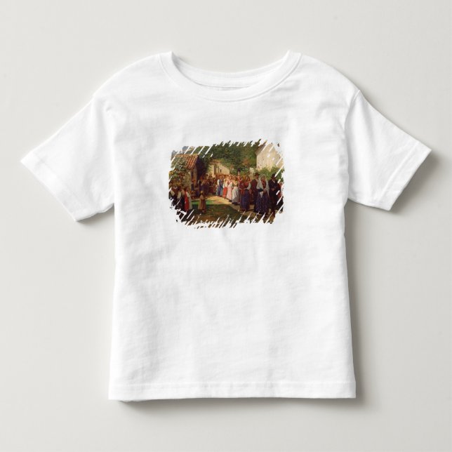 Camiseta De Bebé El Boda dorado (aceite sobre lienzo) (Anverso)