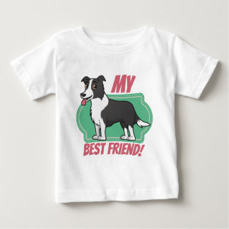 Camiseta De Bebé El border collie es mi mejor amigo