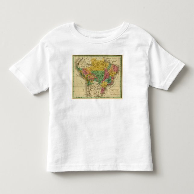 Camiseta De Bebé El Brasil, Bolivia, Perú (Anverso)
