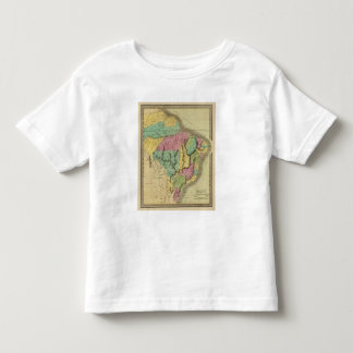 Camiseta De Bebé El Brasil con Guayana y Paraguay