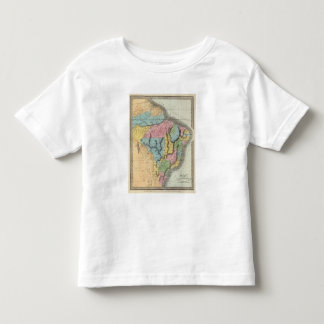 Camiseta De Bebé El Brasil con Guayana y Paraguay