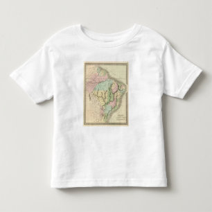 Camiseta De Bebé El Brasil con Guayana, y Paraguay