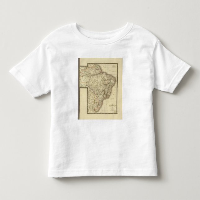 Camiseta De Bebé El Brasil, Suramérica 2 (Anverso)