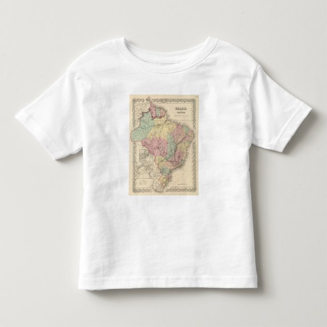 Camiseta De Bebé El Brasil y Guayana (Anverso)