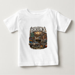 Camiseta De Bebé El Bronx Nueva York Boogie Down Collage Urbano