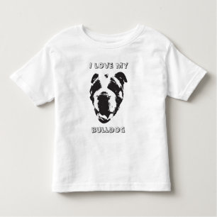 Camiseta De Bebé ¡El bulldog embroma la camisa! La parte posterior