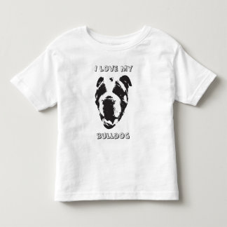 Camiseta De Bebé ¡El bulldog embroma la camisa! La parte posterior