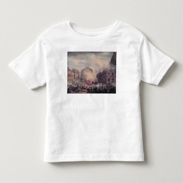Camiseta De Bebé El Burning del d'Eau del castillo francés (Anverso)
