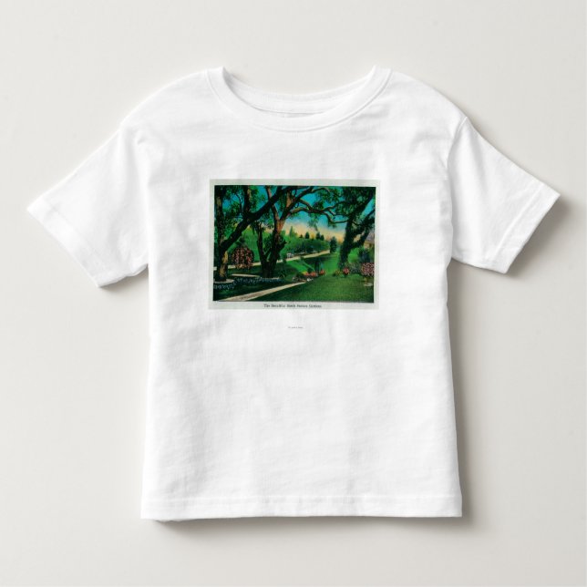 Camiseta De Bebé El Busch hermoso GardensPasadena hundido, CA (Anverso)