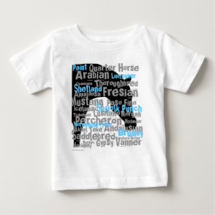 Camiseta De Bebé El "caballo cría" al niño T