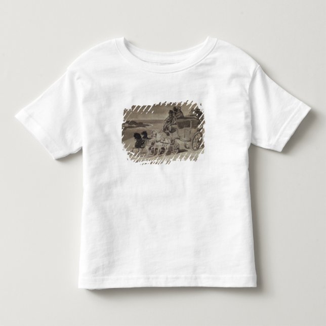 Camiseta De Bebé El caballo de la gabarra (Anverso)