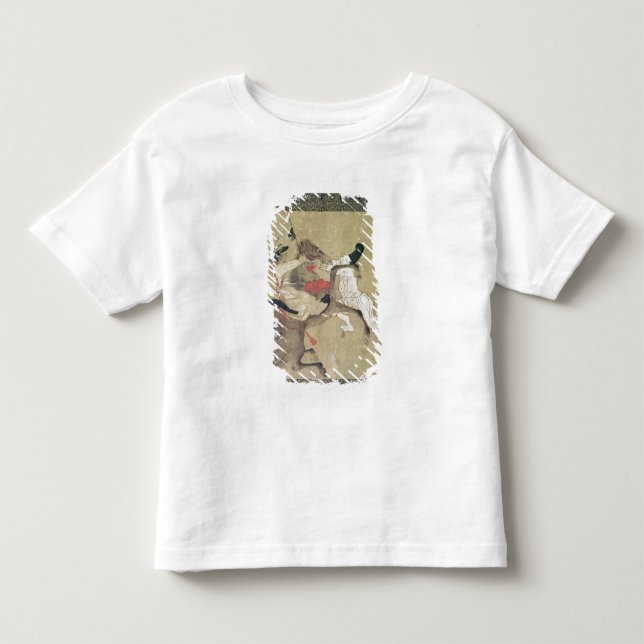 Camiseta De Bebé El caballo enojado (Anverso)