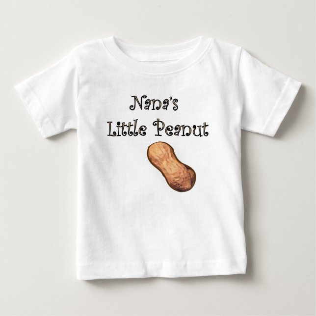 Camiseta De Bebé El cacahuete de Nana (Anverso)