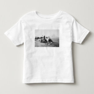 Camiseta De Bebé El Cairo Egipto, Jinetes de Camellos Pirámides de 