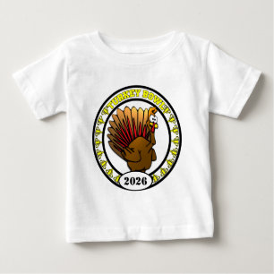 Camiseta De Bebé El cambio del tazón de Turquía al año actual