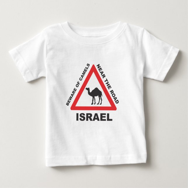 Camiseta De Bebé El camello firma adentro Israel (Anverso)