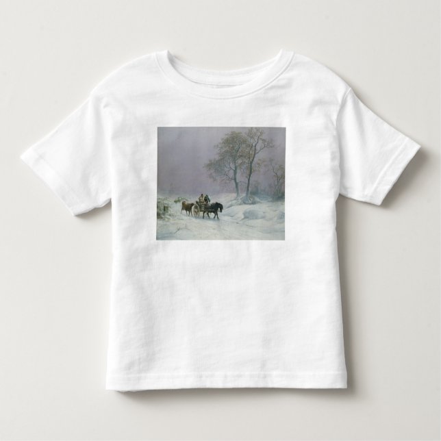 Camiseta De Bebé El camino hivernal a comercializar (Anverso)