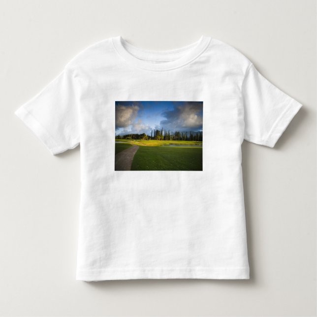 Camiseta De Bebé El campo de golf de Makai en Princeville (Anverso)