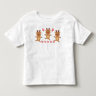Camiseta De Bebé El cangrejo de reno Rudolph y el Chica
