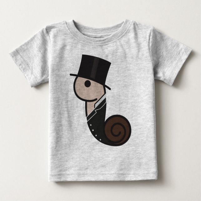 Camiseta De Bebé El caracol del Siglo (Anverso)
