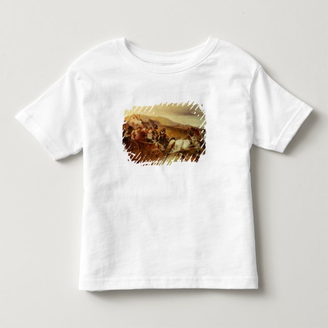 Camiseta De Bebé El carrito del Boda (Anverso)