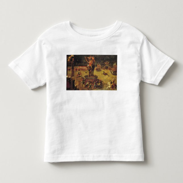 Camiseta De Bebé El carrusel del elefante (Anverso)