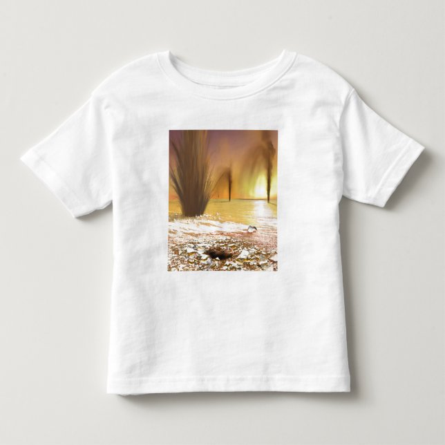 Camiseta De Bebé El casquete polar del sur de Marte (Anverso)