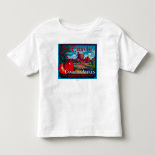 Camiseta De Bebé El castillo Apple etiqueta - Westbank A.C. Canadá